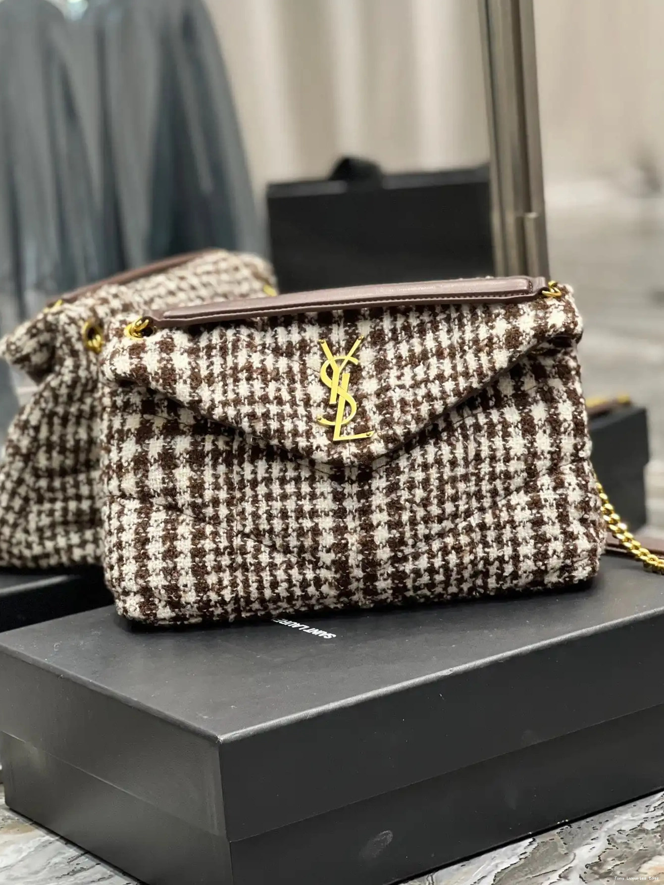 Tony Luxuries PUFFER CHAIN BAG YSL SMALL 0509